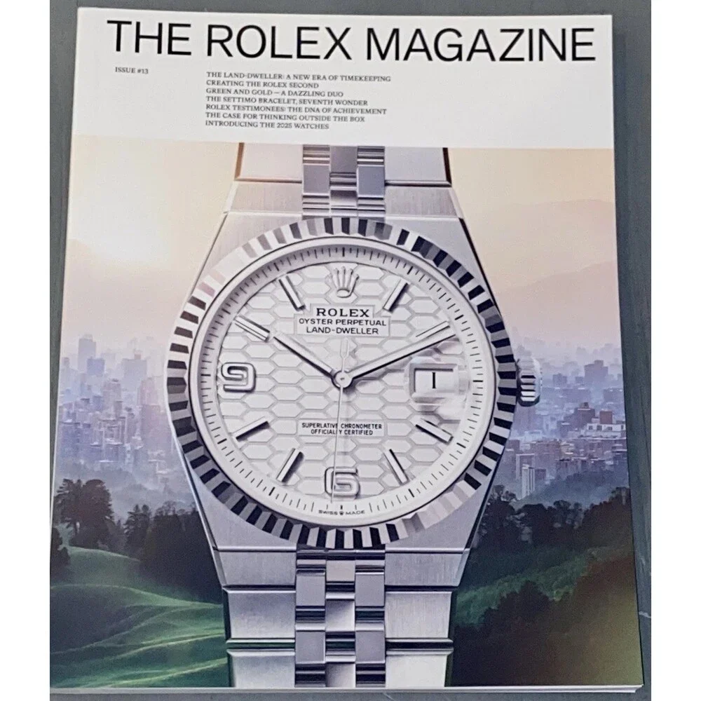 Rolex Magazine (Issue #13) New Release From Rolex For 2025, Land Dweller Cover!